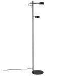 Nordlux Clyde Gulvlampe Metal Sort 8W 350lm - 827 Ekstra Varm Hvid | 3-Trin Dæmpbar
