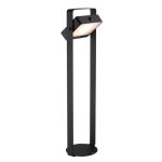 Nordlux Saulio Piedestallampe Aluminium Sort 4.45W 370lm - 830 Varm Hvid | IP44 - Solar
