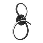 Eglo Vægbelysning Serpins Stål Sort 11.4W 1400lm - 830 Varm Hvid