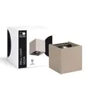 D'Lite Vægbelysning Nova Beige Up & Down 4.9W 480lm - 830 Varm Hvid | IP54 - Justerbar strålevinkel