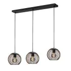 Eglo Pendel Lampe Almanzora Sort, Kobber | Egnet til 3x E27