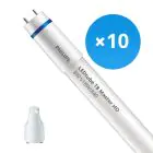 Fordelspakke 10x Philips LED Lysrør T8 MASTER (EM/Mains) High Output 8W 1050lm - 840 kold hvid | 60cm - erstatter 18W